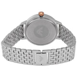 Emporio Armani Interchangeable Analog Mother of Pearl Dial Silver Steel Strap Watch For Women - AR80020