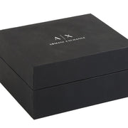 Armani Exchange Nico Analog Black Dial Black Steel Strap Watch For Men - AX7102