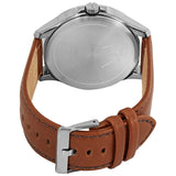 Armani Exchange Hampton Chronograph Grey Dial Brown Leather Strap Watch For Men - AX2414