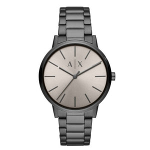 Armani Exchange Cayde Analog Grey Dial Grey Steel Strap Watch For Men - AX2722