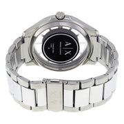 Armani Exchange Hampton Chronograph Blue Dial Silver Steel Strap Watch For Men - AX2178