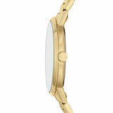 Armani Exchange Cayde Analog Gold Dial Gold Steel Strap Watch For Men - AX2707