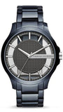 Armani Exchange Hampton Skeleton Grey Dial Blue Steel Strap Watch For Men - AX2401