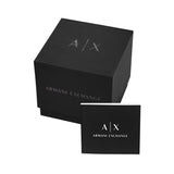 Armani Exchange Cayde Analog Gold Dial Gold Steel Strap Watch For Men - AX2707