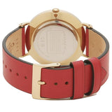 Coach Perry Red Dial Red Leather Strap Watch for Women - 14503852