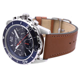 Coach Kent Blue Dial Brown Leather Strap Watch for Men - 14602560