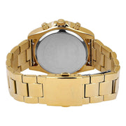 Guess Exclusive Multi Color White Dial Gold Steel Strap Watch for Women - GW0457L1