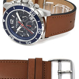 Coach Kent Blue Dial Brown Leather Strap Watch for Men - 14602560