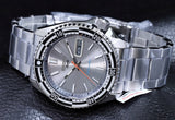 Seiko 5 Sports Special Edition Silver Dial Silver Steel Strap Watch For Men - SRPK09K1