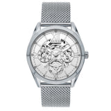 Guess Tailor Multifunction Silver Dial Silver Mesh Bracelet Watch for Men - GW0368G1