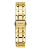 Guess Cosmo Diamonds Gold Dial Gold Steel Strap Watch For Women - GW0033L2
