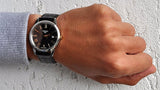 Tissot T Classic Dream Black Dial Black Leather Strap Watch for Men - T033.410.26.053.01