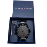 Tommy Hilfiger Briggs Black Dial Black Steel Strap Watch for Men  - 1791423