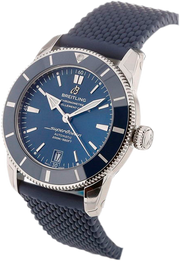 Breitling Superocean Heritage B20 Automatic 42 Blue Dial Blue Mesh Bracelet Watch for Men - AB2010161C1S1