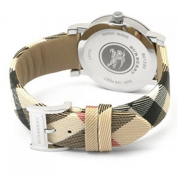 腕時計 BURBERRY Burberry The City Diamonds Mother of Pearl Dial Brown Leather