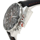 Tag Heuer Formula 1 Mario Kart Chronograph Black Dial Black Leather Strap Watch for Men - CAZ201E.FC6517