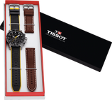 Tissot T Sport Supersport Chrono Tour De France Black Dial Black Nylon Strap Watch for Men - T125.617.17.051.00