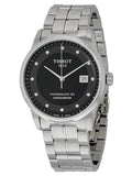 Jam Tangan Pria Tissot T Classic Luxury Powermatic 80 Dial Hitam Tali Baja Perak - T086.408.11.056.00
