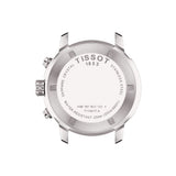 Tissot T Sport PRC 200 Chronograph White Dial Silver Steel Strap Watch For Men - T114.417.11.037.00