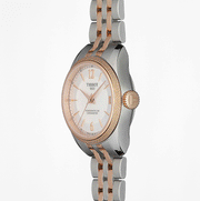 Tissot Ballade Powermatic 80 Cosc Mother of Pearl Dial Two Tone Steel Strap Watch For Women - T108.208.22.117.01