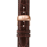 Tissot Le Locle Powermatic 80 Silver Dial Brown Leather Strap Jam Tangan Untuk Pria - T006.407.36.033.00