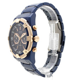 Guess Jolt Analog Blue Dial Blue Steel Strap Watch for Men - W0377G4