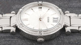 Guess Park Ave White Dial Silver Steel Strap Watch for Women - W0767L1