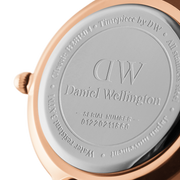 Daniel Wellington Classic Petite Bristol Black Dial Brown Leather Strap Watch For Women - DW00100221