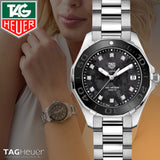 Tag Heuer Aquaracer Black Dial Watch for Women - WAY131M.BA0748