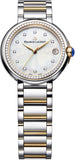 Maurice Lacroix Fiaba Date Diamonds White Mother of Pearl Dial Two Tone Steel Strap Watch for Women - FA1007-PVP23-170-1