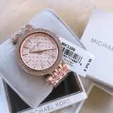 Michael Kors Darci Rose Gold Dial Steel Strap Watch for Women - MK3399