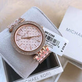 Michael Kors Nia Quartz Gold Dial Gold Steel Strap Watch For Women - MK3989