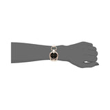 Gucci Horsebit Collection Black Dial Rose Gold Steel Strap Watch For Women - YA139507