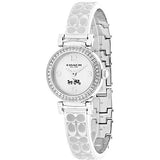 Coach Madison White Dial Silver Steel Strap Watch for Women - 14502201