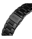 Hugo Boss Pilot Edition Black Dial Black Steel Strap Watch for Men - 1513854