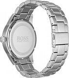 Hugo Boss Legacy Blue Dial Silver Steel Strap Watch for Men - 1513707