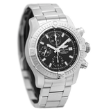 Breitling Avenger Chronograph 43 Black Dial Silver Steel Strap Watch for Men - A13385101B1A1