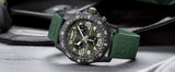 Breitling Endurance Pro Black Dial Green Rubber Strap Watch for Men - X82310D31B1S1