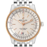 Breitling Navitimer Automatic 41mm White Dial Silver Stainless Steel Mens Watch - U17326211G1A1