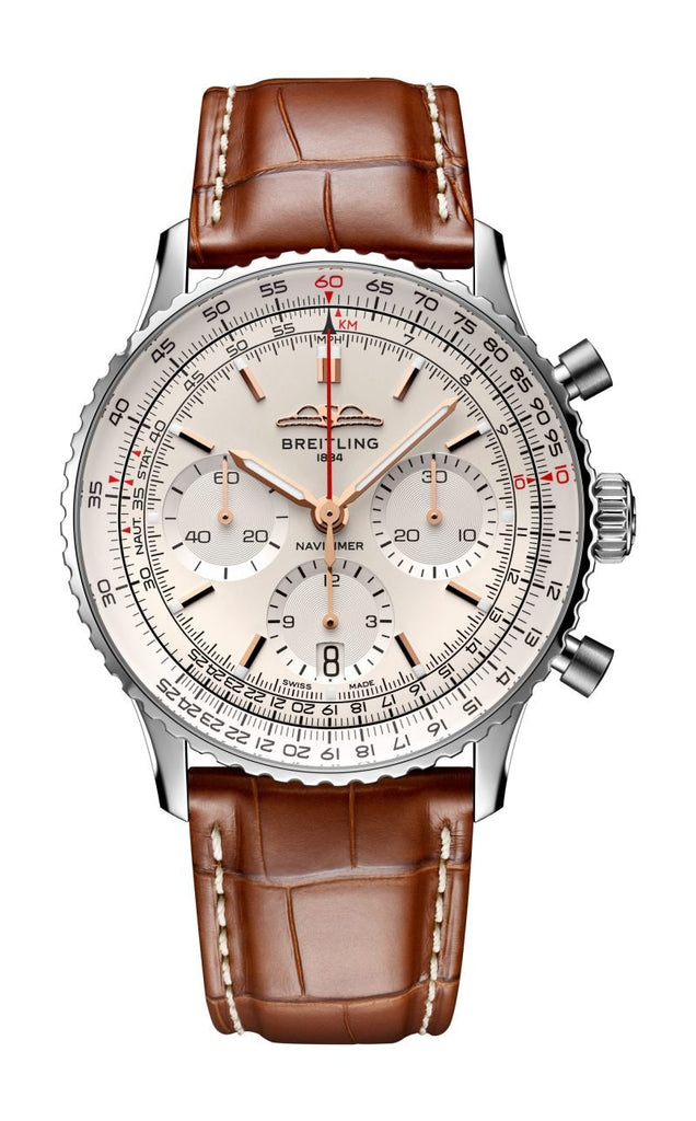 Breitling navitimer shop leather strap