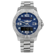Breitling Aerospace Evo Blue Dial Silver Steel Strap Watch for Men - E79363101C1E1