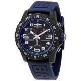 Breitling Endurance Pro Black Dial Blue Rubber Strap Watch for Men - X82310D51B1S1