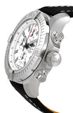 Breitling Super Avenger Chronograph 48 White Dial Black Nylon Strap Watch for Men - A133751A1A1X1