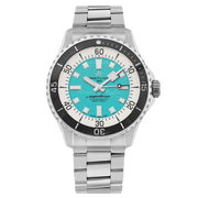 Breitling Superocean Automatic 44mm Turquoise Dial Silver Steel Strap Watch for Men - A17376211L2A1