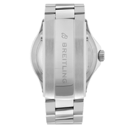 Breitling Superocean Automatic 44mm Turquoise Dial Silver Steel Strap Watch for Men - A17376211L2A1