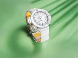 Breitling Superocean Heritage '57 Pastel Paradise White Dial White Leather Strap Watch for Women - A10340A71A1X1