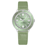 Breitling Superocean Heritage '57 Pastel Paradise Green Dial Green Leather Strap Watch for Women - A10340361L1X1