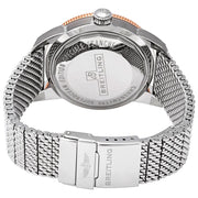 Breitling Superocean Heritage B20 Automatic 44 Black Dial Silver Mesh Bracelet Watch for Men - UB2030121B1A1