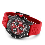 Breitling Endurance Pro Ironman Red Dial Red Rubber Strap Watch for Men - X823109A1K1S1