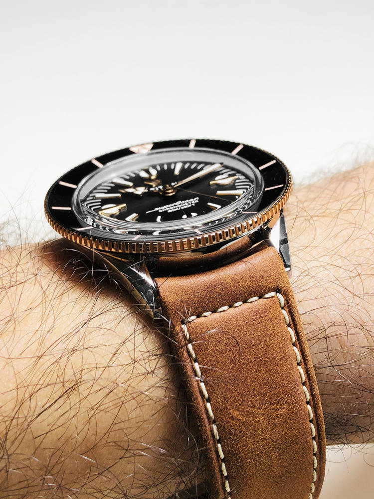 Breitling superocean leather shop
